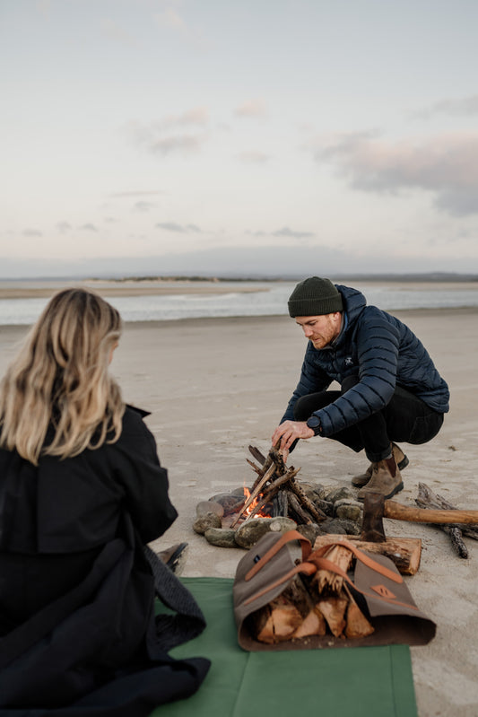 Canvas field rug in Evergreen - Kohutt™ - made in Tasmania