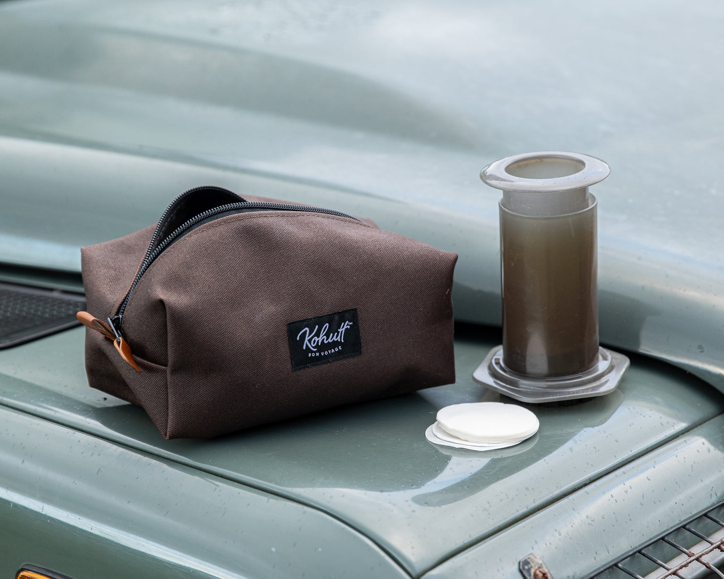 Waxed Travel Dopp - NEW