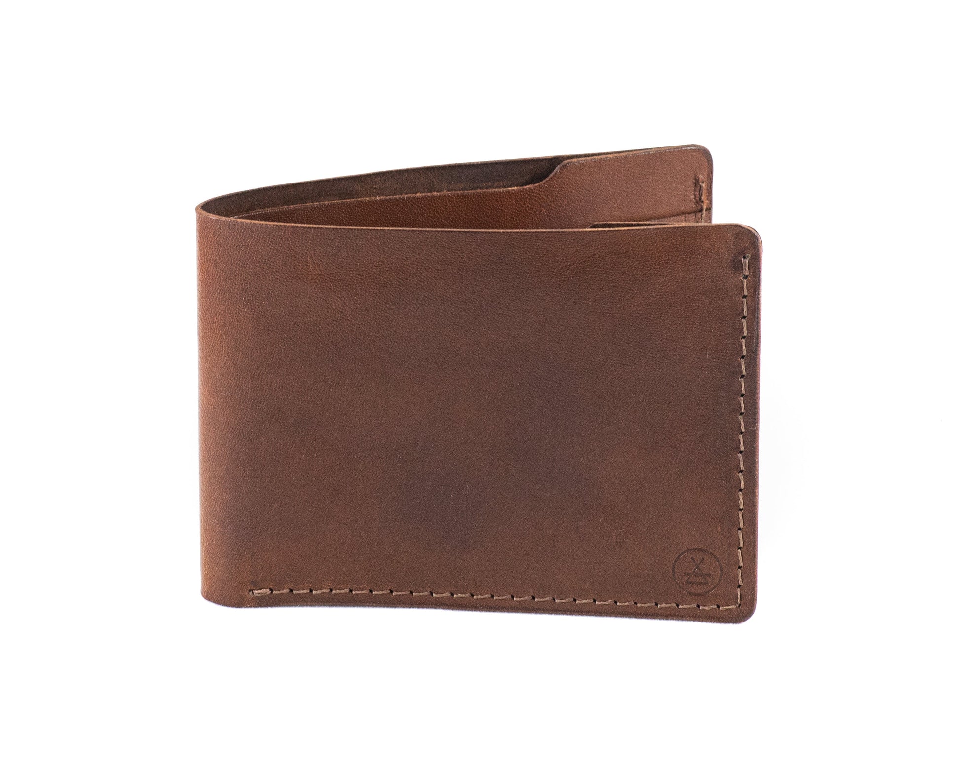Classic bifold slim wallet in whiskey Kangaroo leather - Kohutt™ - made in Tasmania