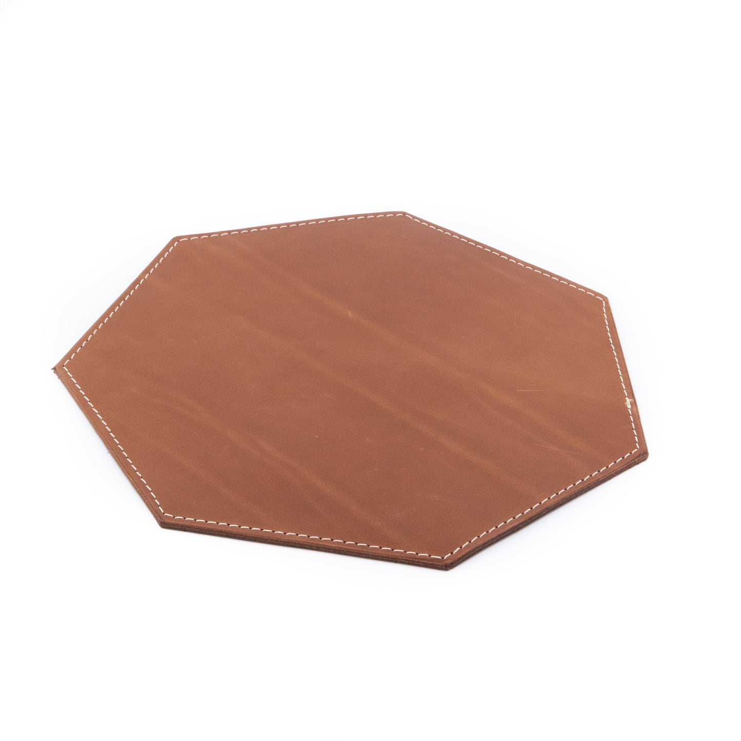 Heptagon leather mat / trivet - Kohutt™ | Enduring Handcrafted Goods