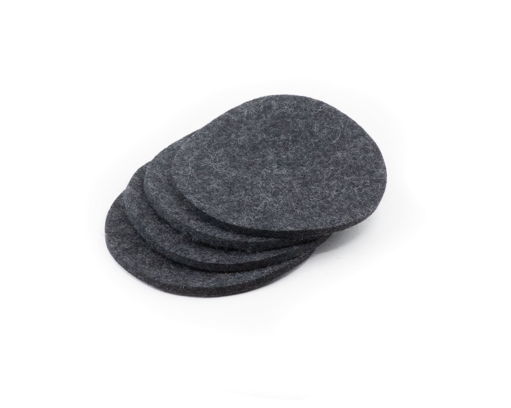 Merino wool felt coasters - round - Kohutt™ | Enduring Handcrafted Goods