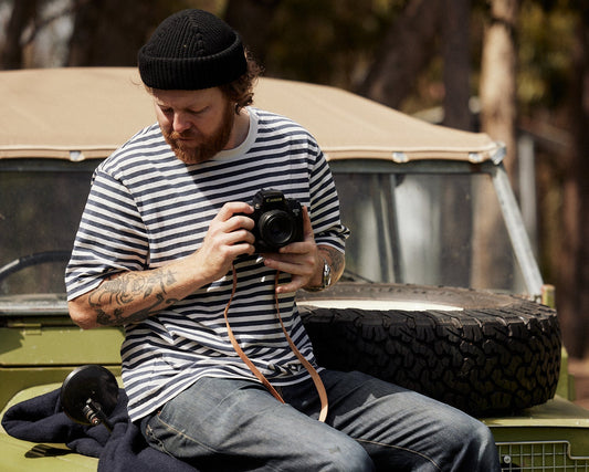 Minimalist camera strap with split rings - Kohutt™ | Borne of the Sea