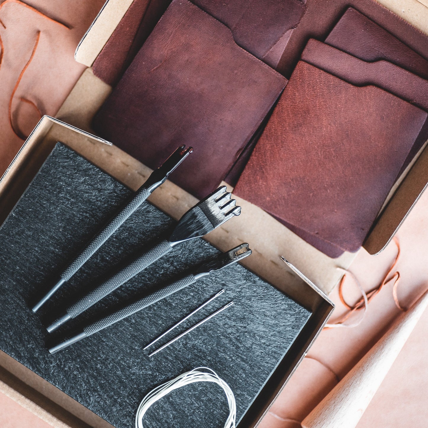 Premium Japanese DIY leathercraft kit - Kohutt™ - made in Tasmania