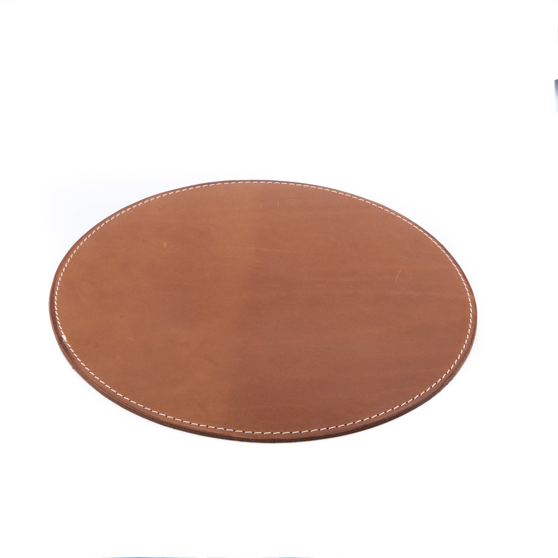 Round leather mat / trivet - Kohutt™ | Enduring Handcrafted Goods